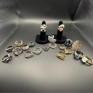 Stylish Assorted Color Ring Collection